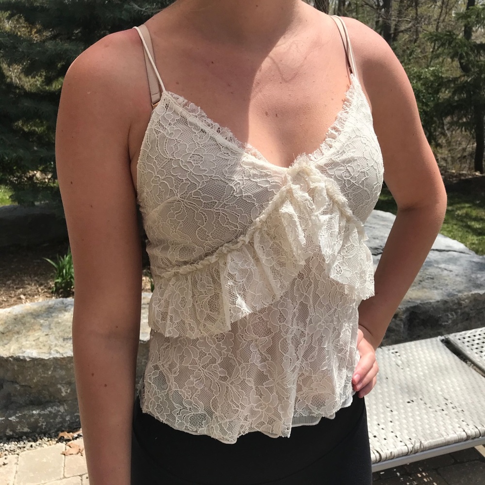 🌼3/$30 Boho Lace Tank Top